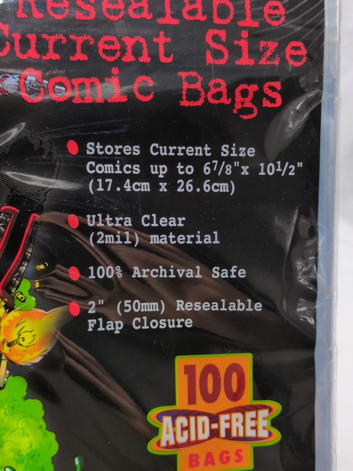 Ultra Pro Resealable Comic Size Comic Bags #82225