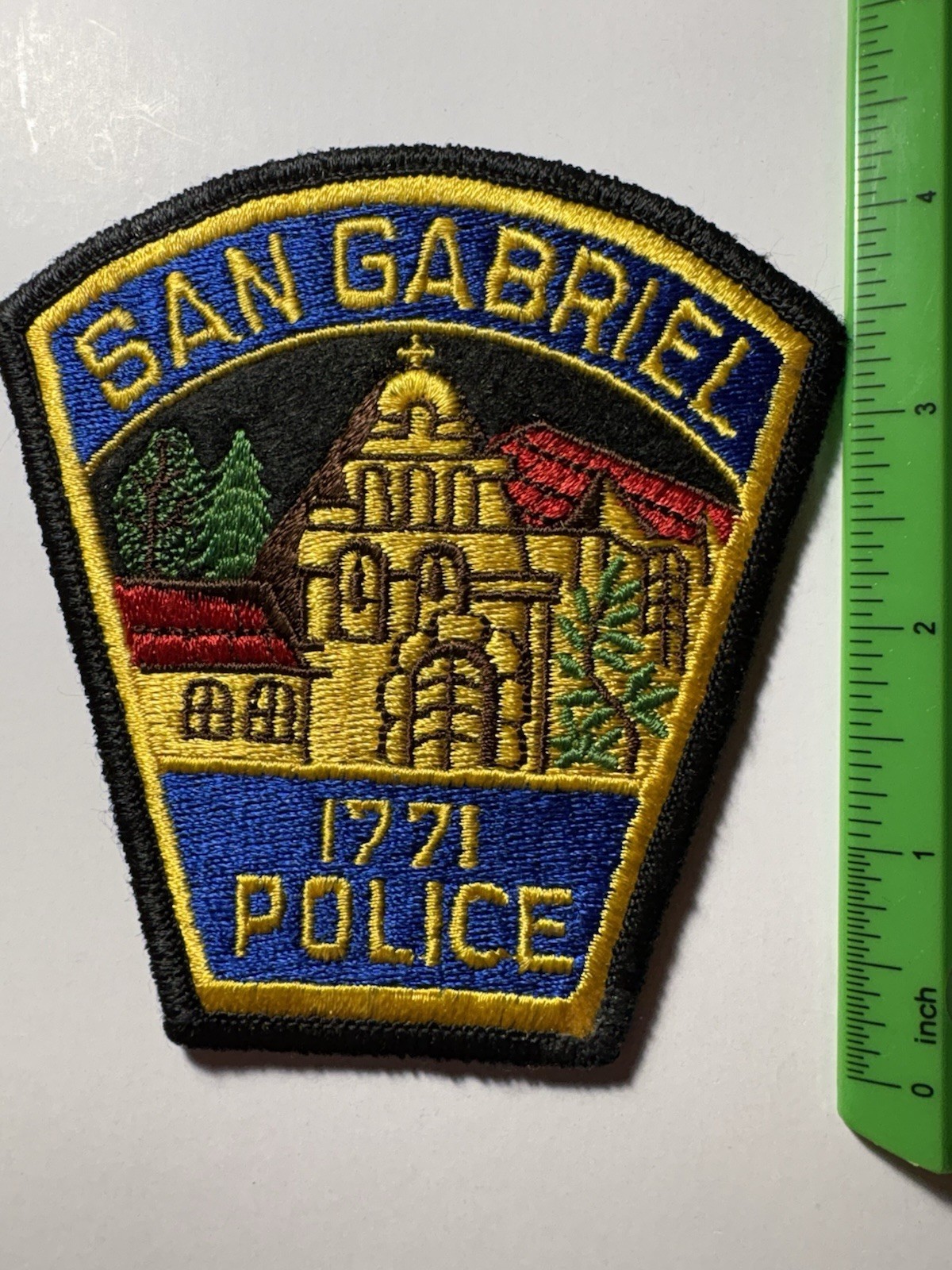 San Gabriel California Police Patch
