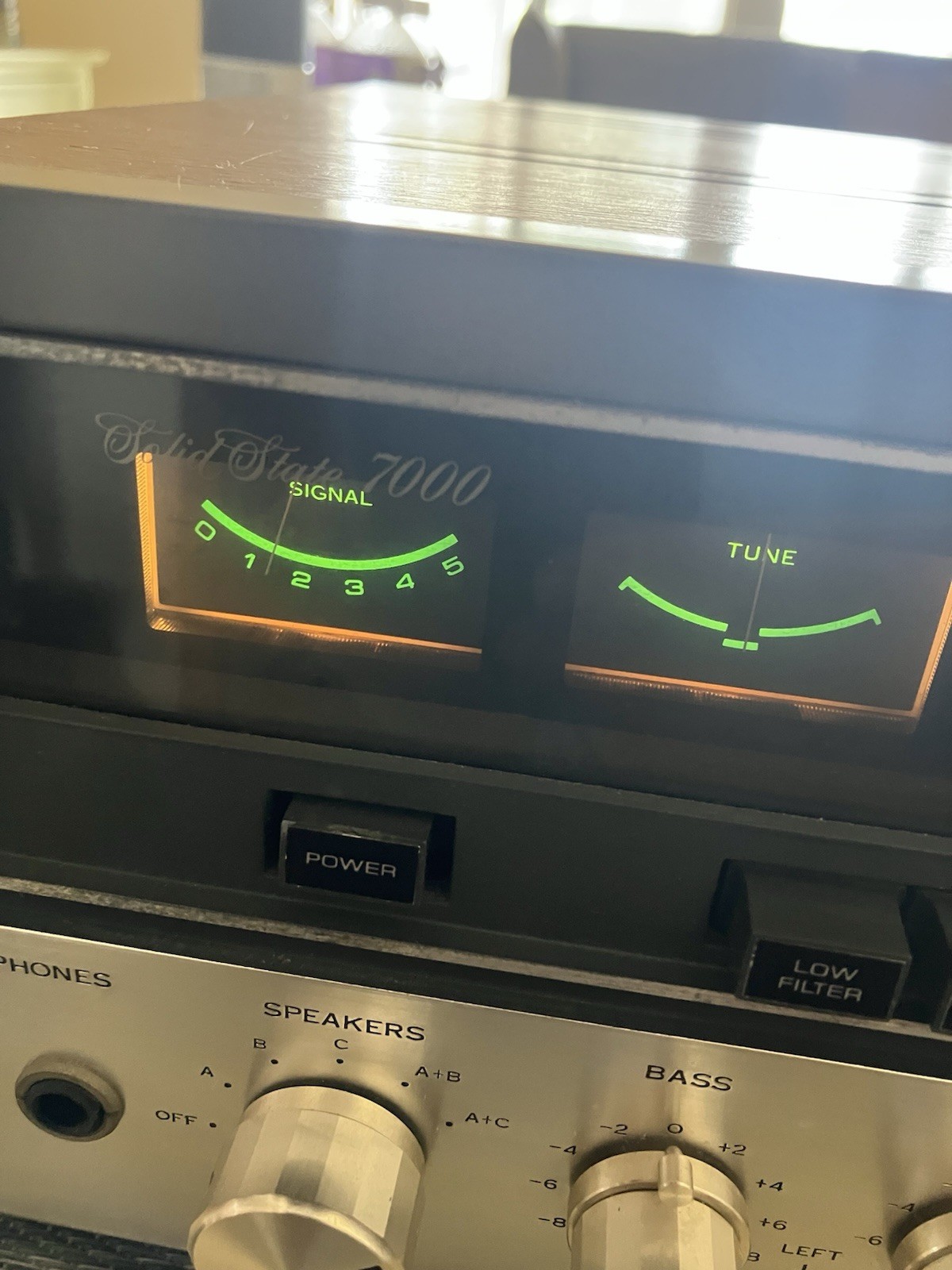 Sansui Solid State 7000 Stereo Receiver Vintage Silver Face Tuner - Very Clean!