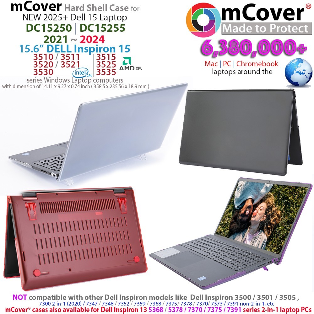 NEW mCover for 2021～2024 15.6" Dell Inspiron 15 3510 3511 3515 3520 3525 3530