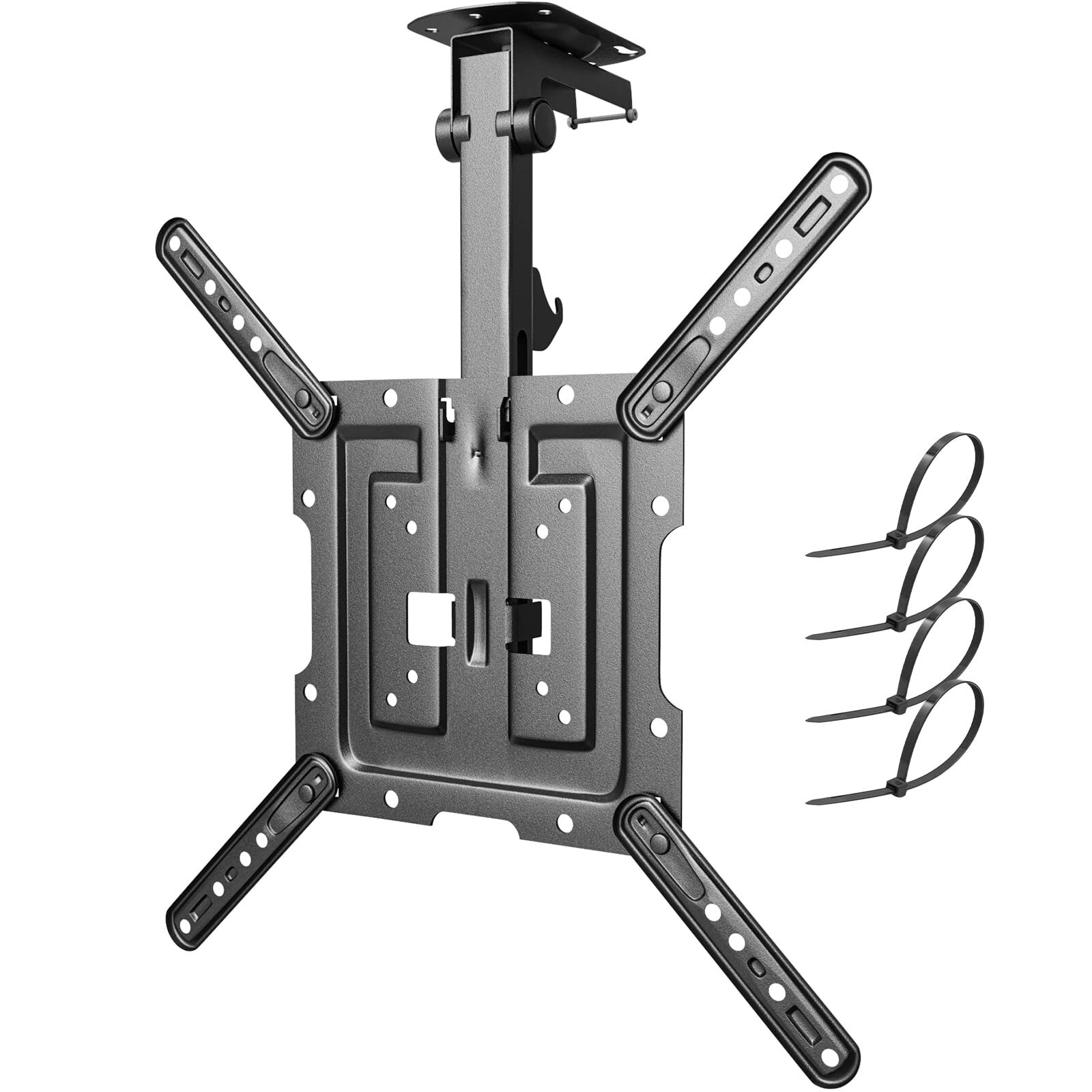 Flip Down TV Mount Manual Folding Ceiling TV Mount for Most 23'' to 55'' TVs ...
