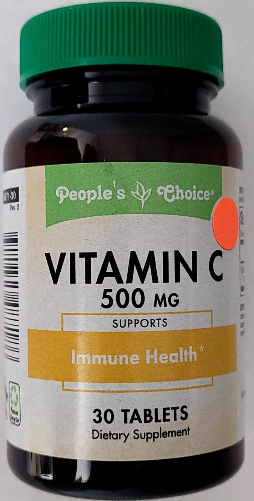 HI-POTENCY VITAMIN C Dietary Supplement 500 mg/Tablet 30 Tablets