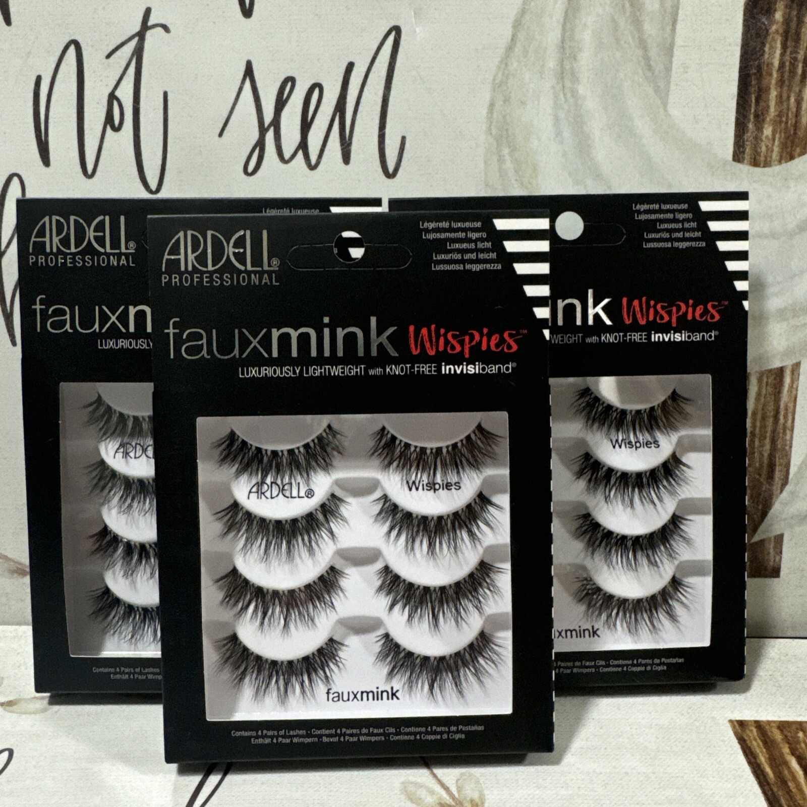 ARDELL PROFESSIONAL Faix Mink Wispies 12 TOTAL PAIRS ITEM 67415STM