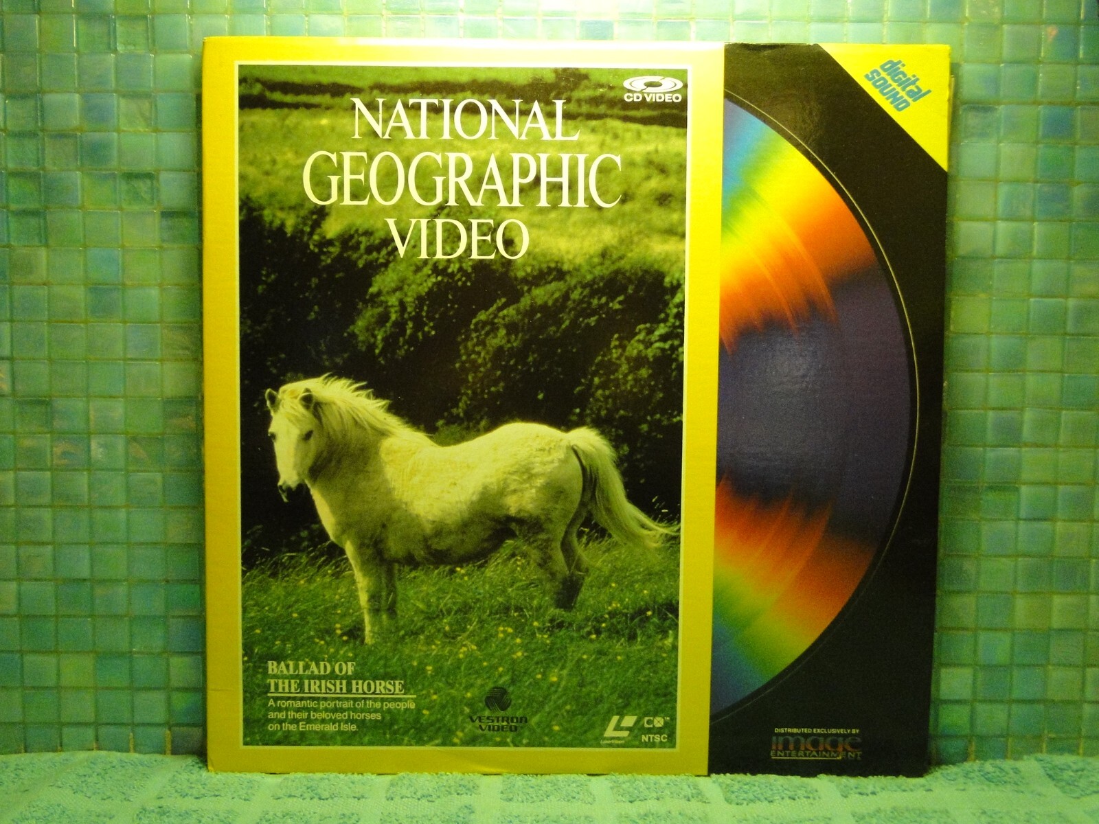 National Geographic Ballad Of The Irish Horse Laserdisc -EXTRA LDs SHIP FREE