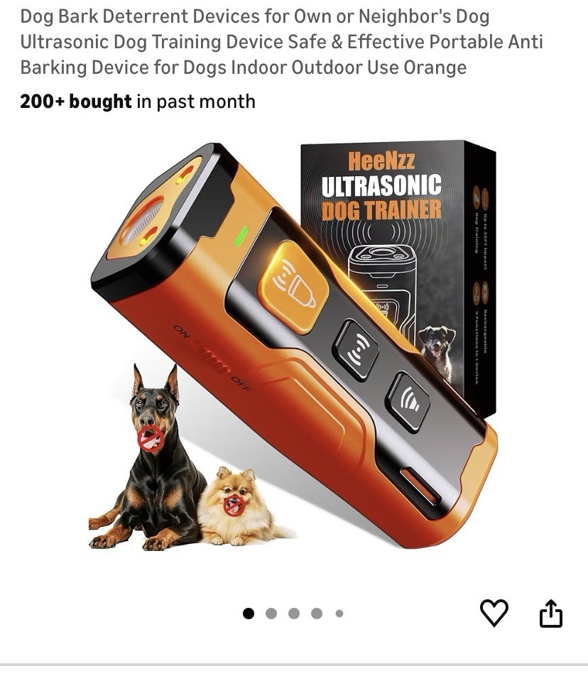 NPS Alpha Dog Trainer Anti-Barking Control Device USB Rechargeable