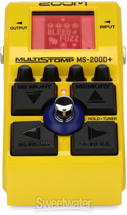 Zoom MS-200D+ MultiStomp Overdrive and Distortion Pedal