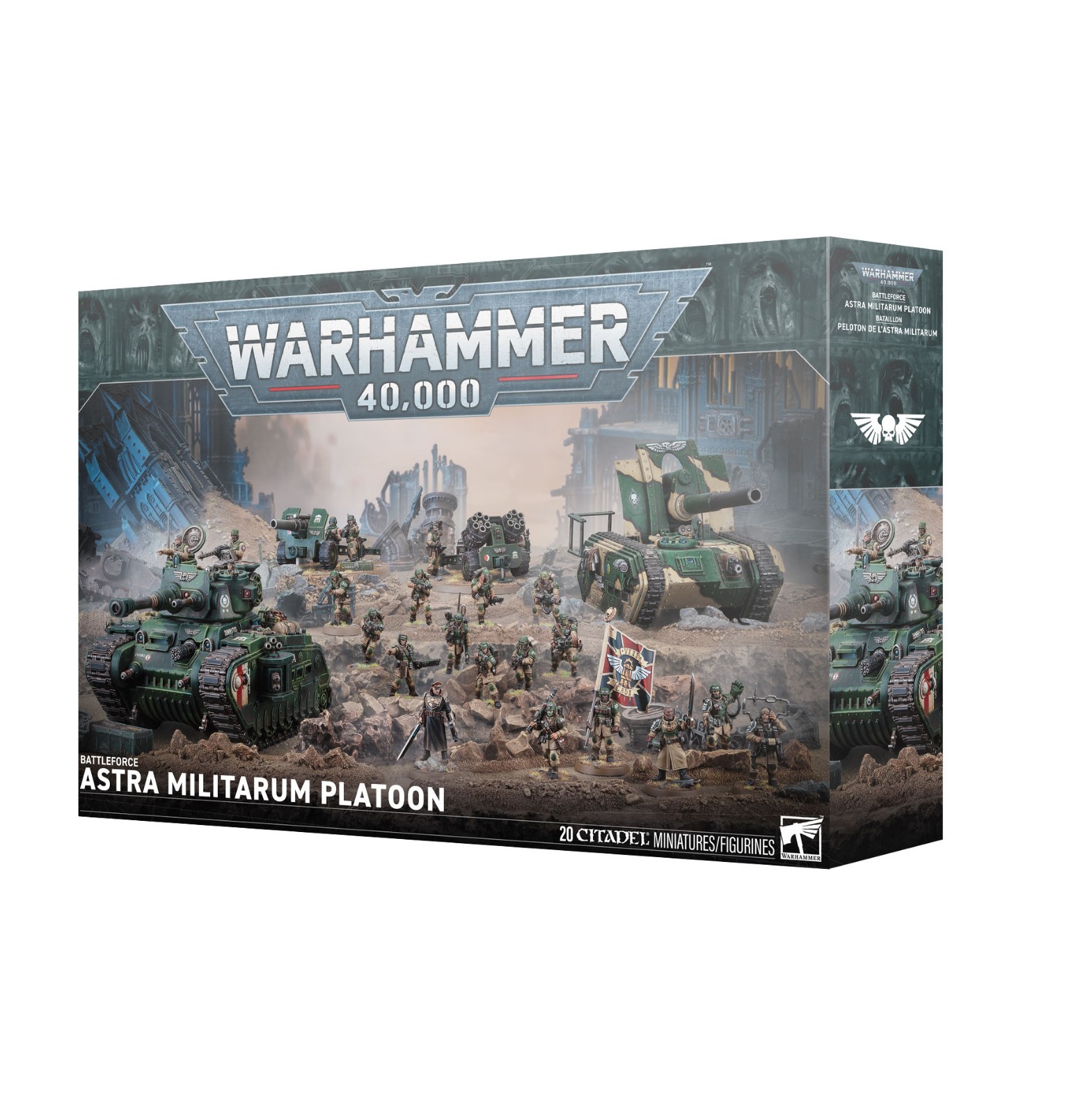 Warhammer games workshop 40k: Battleforce Astra Militarum Platoon 7/11/26 NEW