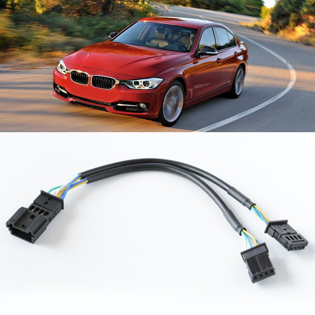 ECU Y Splitter Cable Adapter 15cm Length Black Cable Adapter Controller