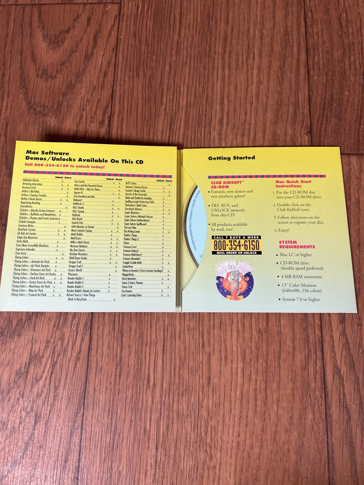 Vintage Club Kidsoft software catalog CD-ROMs 1995 vol 3 issue 1