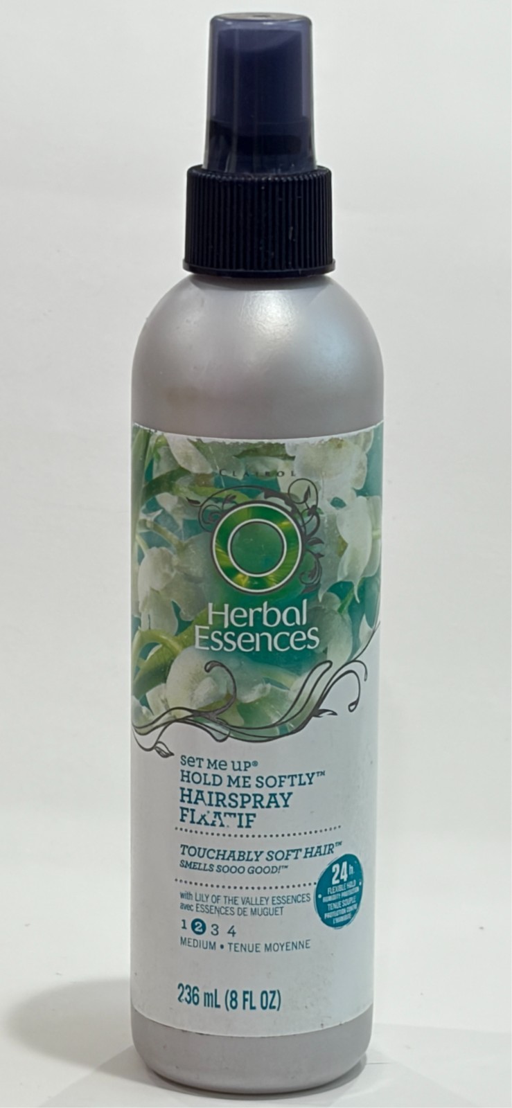 Herbal Essences Set Me Up Hold Me Softly Hairspray Fixatif 8 fl oz / 236 ml