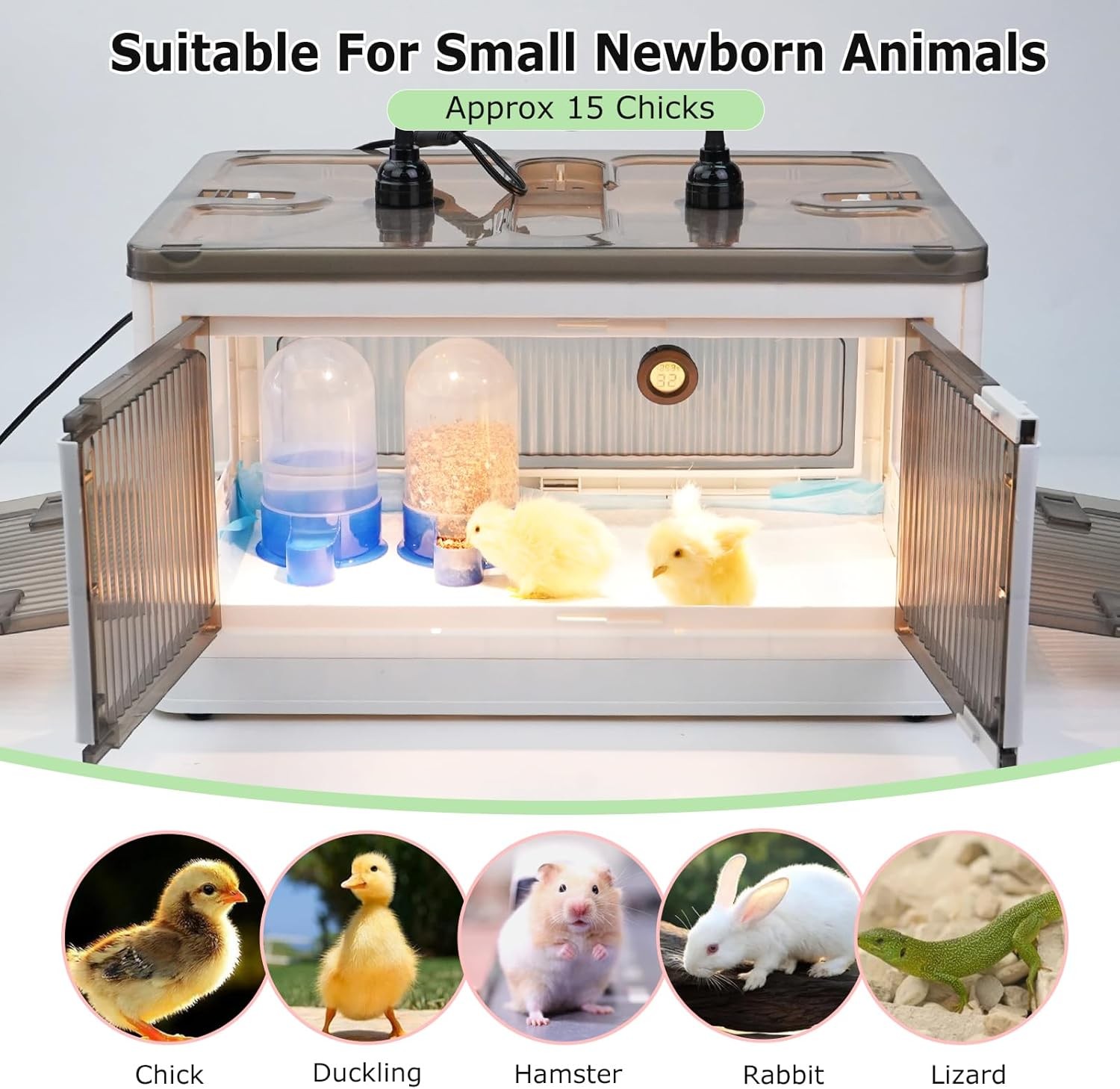 Chicken Brooder Box for Chicks Brooder Heater Chicks Warmer Brooder Plate Kit