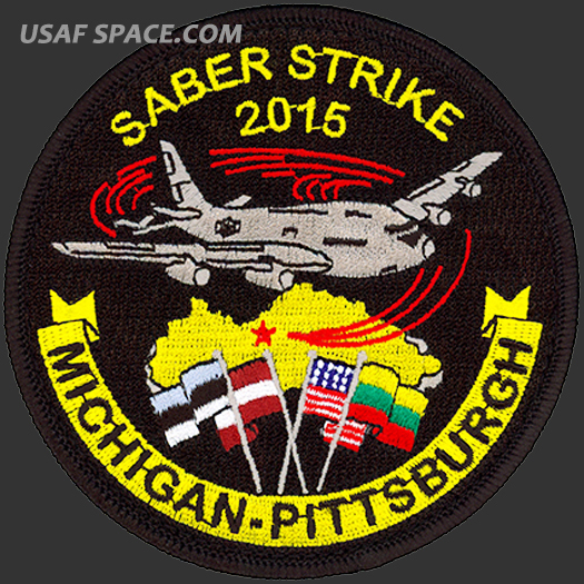 USAF 171st AIR REFUELING SQ -SABER STRIKE 2015 -MICHIGAN-PITTSBURG - VEL PATCH