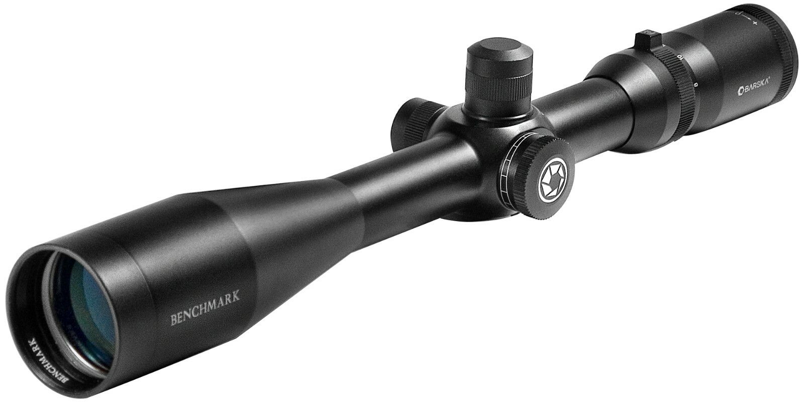Barska Benchmark 4-16x50 FFP Mil-dot Reticle Black Matte Riflescope, AC11202