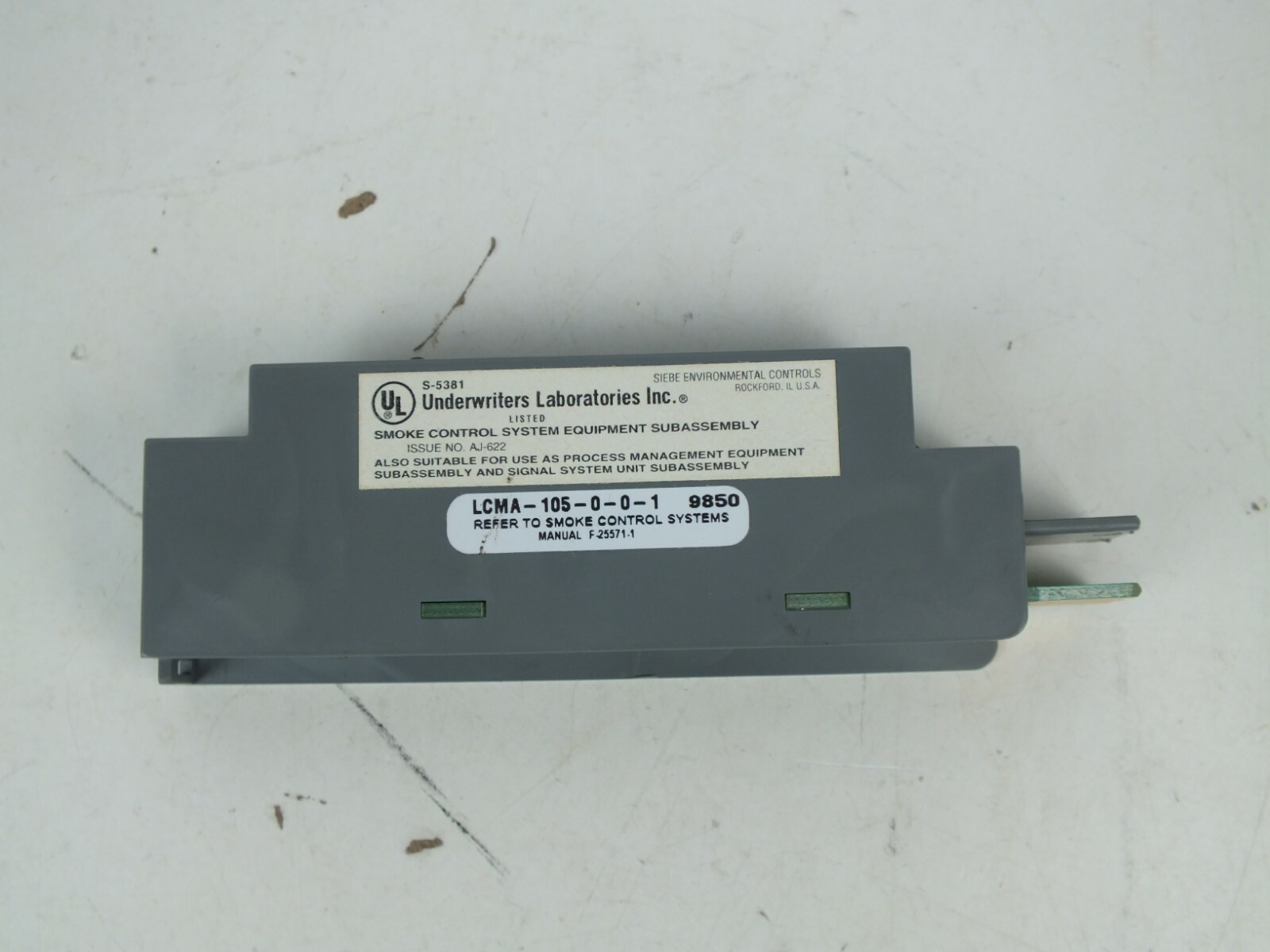 New Barber-Colman LOMA-105 Relay Module Smoke Control