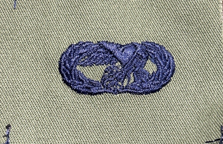 US Air Force Basic Transportation Badges (2) BDU Sew-On OD