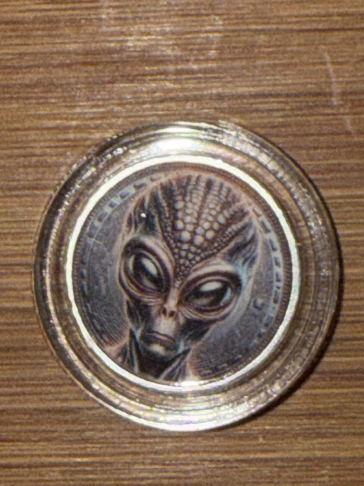 Alien #2 1 Gram .999 Silver Bullion Colorized Round Coin #1 Series