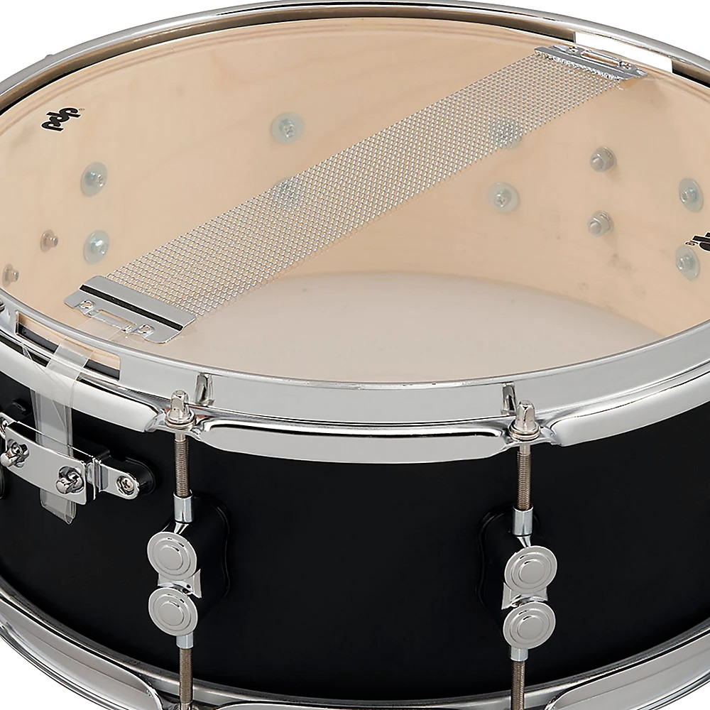 PDP by DW Concept Maple Snare Drum with Chrome Hardware 14 x 5.5 in. Satin Black