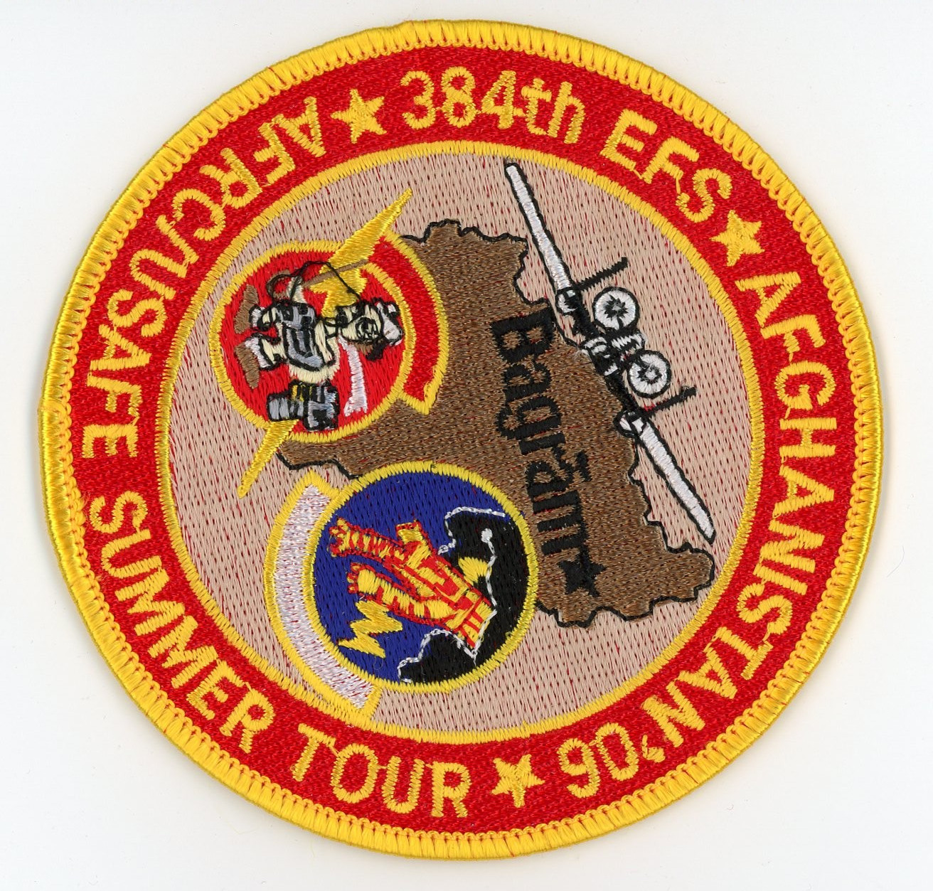 PATCH USAF A-10 358th FS LOBOS HERITAGE VEL BACK PARCHE