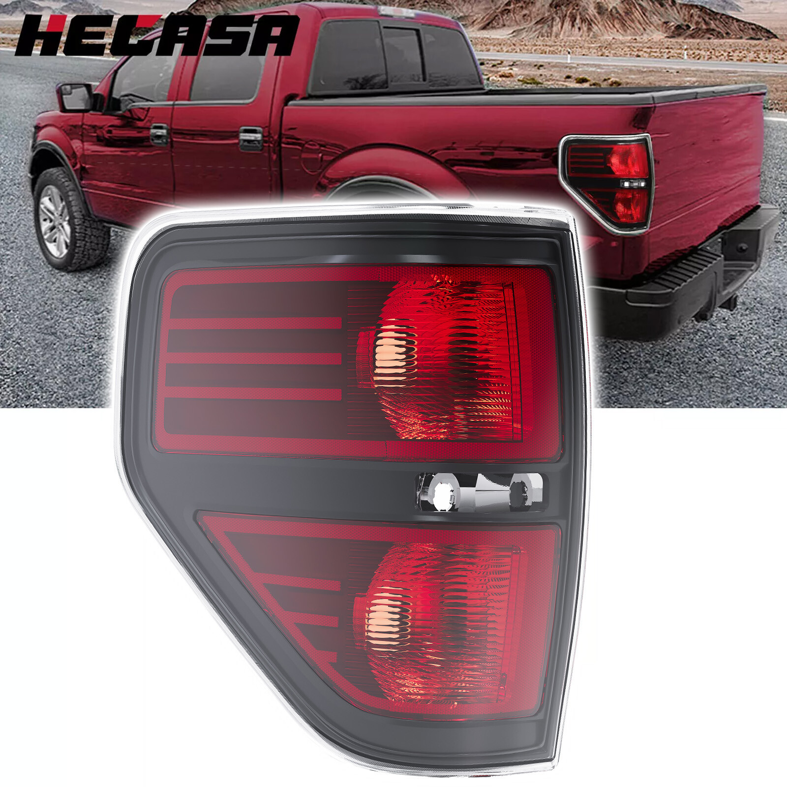 Fit For 2009-2014 Ford F150 F-150 Pickup Rear Driver Tail Lights Brake Lamps New