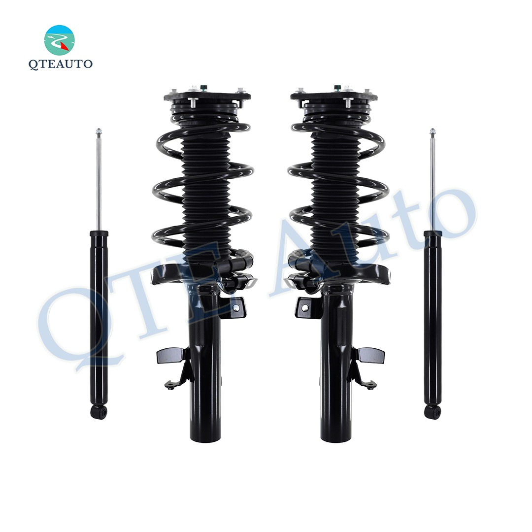 Front Quick Complete Strut-Coil Spring-Rear Shock To 2013-2016 Ford C-Max Hybrid