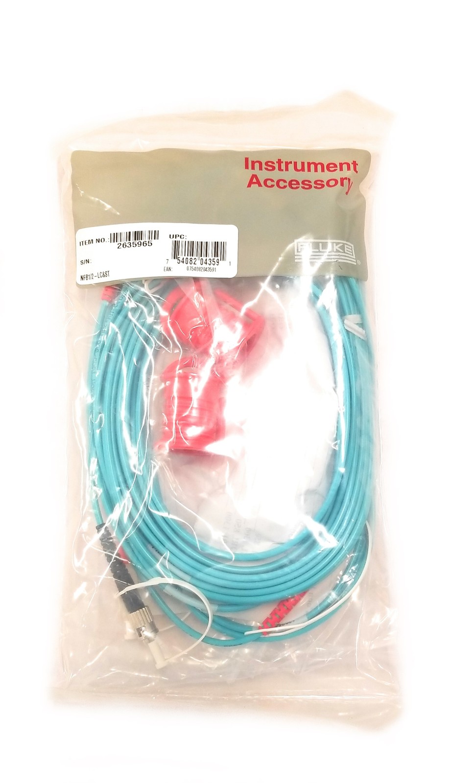 NEW Fluke Networks NFB1/2-LC&ST Fiber Optic Reference Kit Instrument Accessory