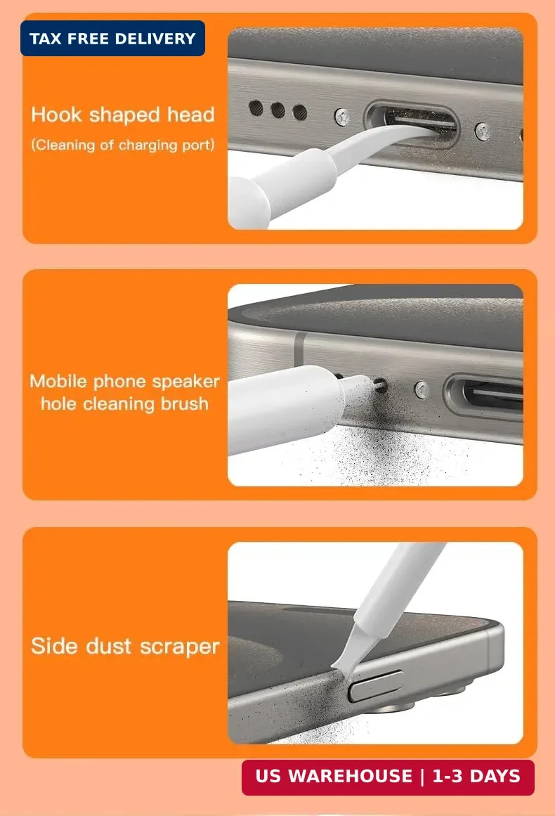 32-in-1 Multi-Functional Cleaning Kit for Electronics Including Headphones,Mobil