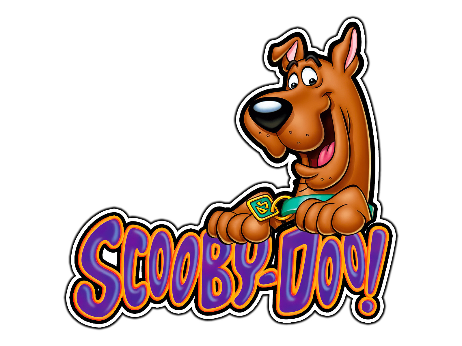 Scooby-Doo Logo #2 Sticker Waterproof Vinyl Decal Die-Cut Laptop Car