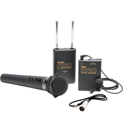 Pro EA50 WLHM DC XLR wireless lavalier + hand mic Sony EA50M EA50UH clear sound