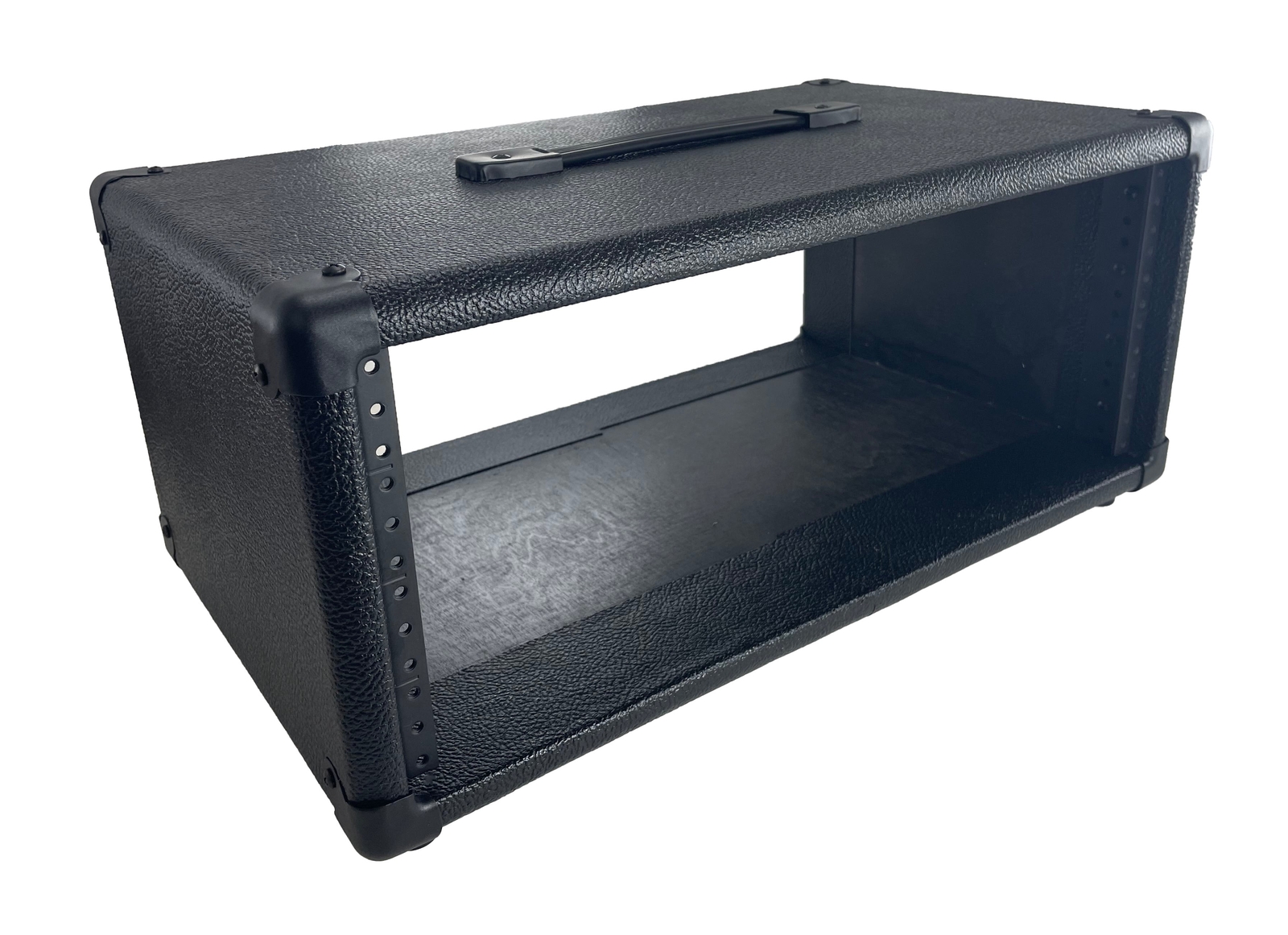 PROCRAFT 4U 12" Deep Rack Case in Black Tolex Wrap - Top Handle Black Hardware
