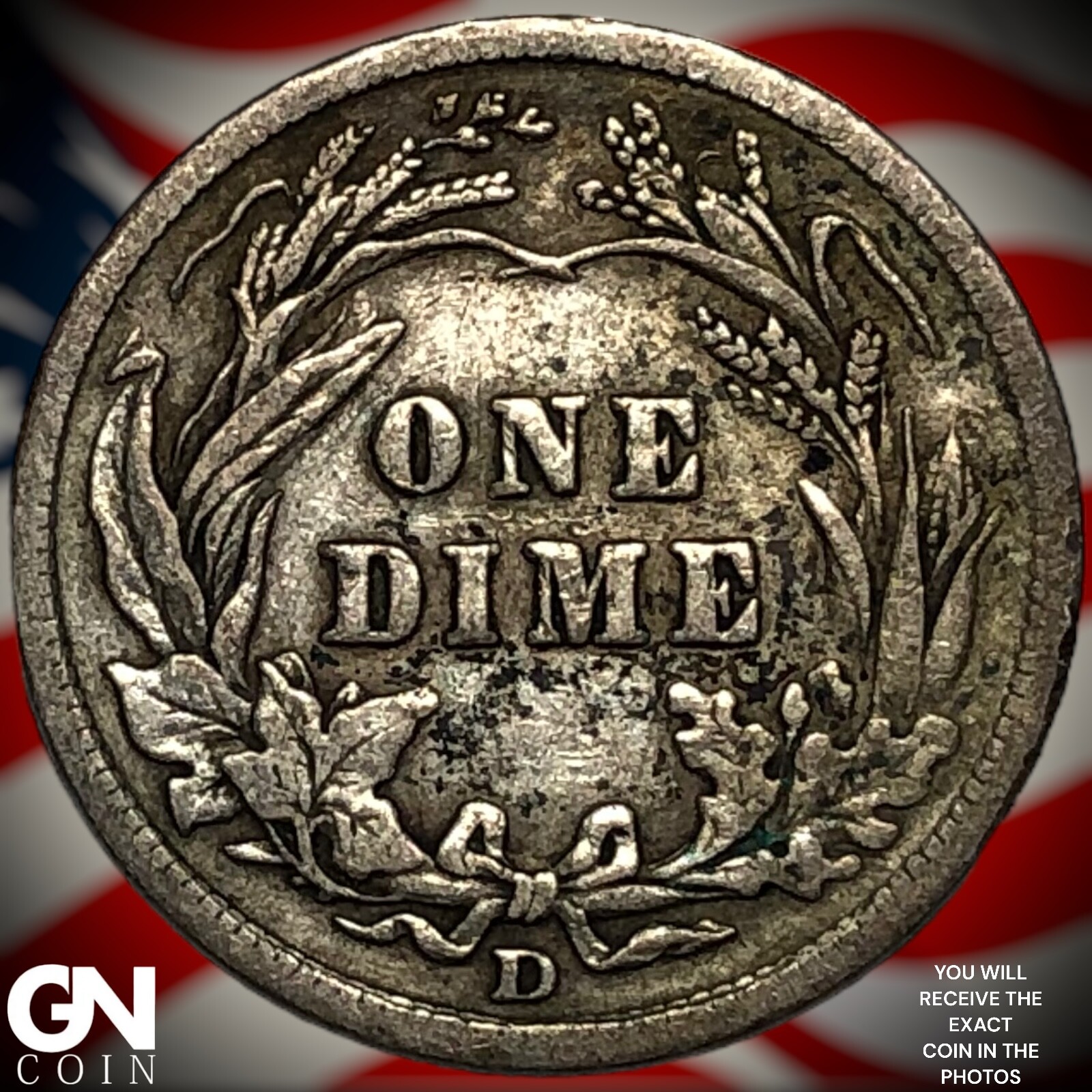 1911 D Barber Dime Y0543