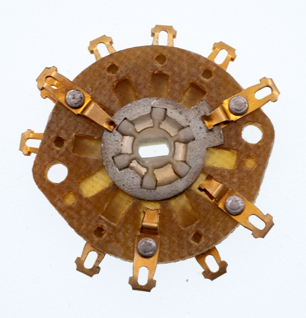 JBT Rotary Switch Wafer 2-Pole 12-Position