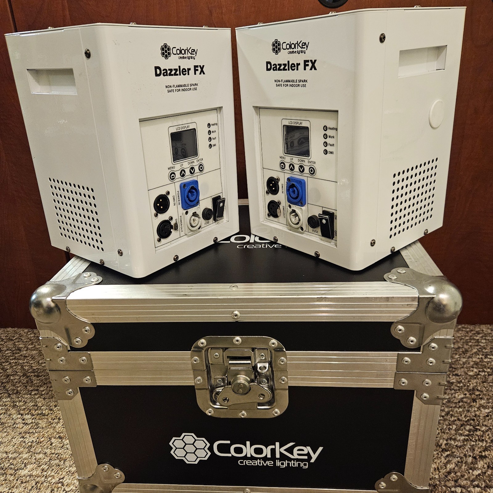 ColorKey Dazzler FX MKII 2-Pack with Road Case (White)
