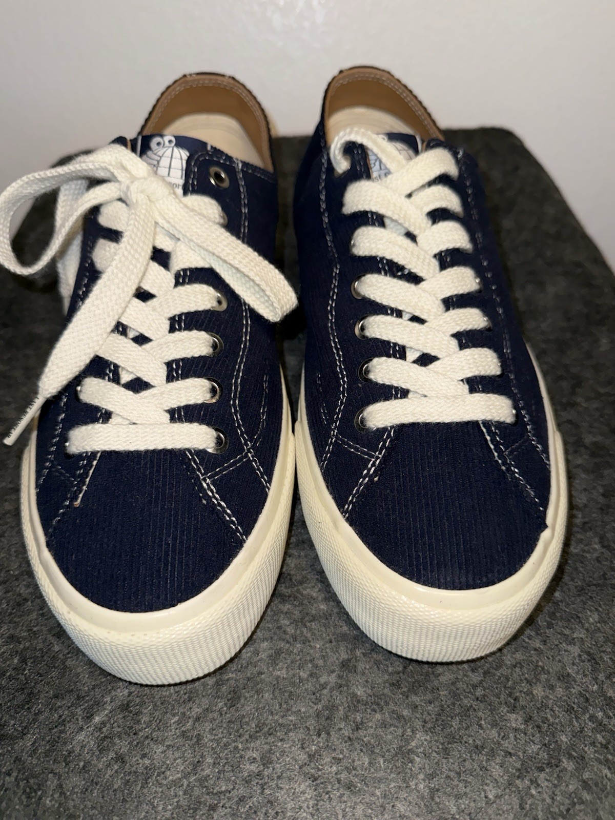 Last Resort AB VM002 Navy Canvas Low Top Skate Shoes Mens 8.5 EU 41