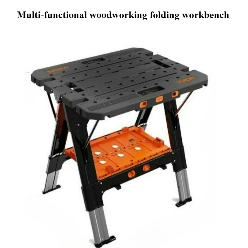Woodworking Folding Workbench - Multi-functional Portable Operation Table