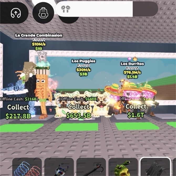 Roblox Game Item Assets - Secret, Gold, Radioactive, Galaxy, Yin Yang
