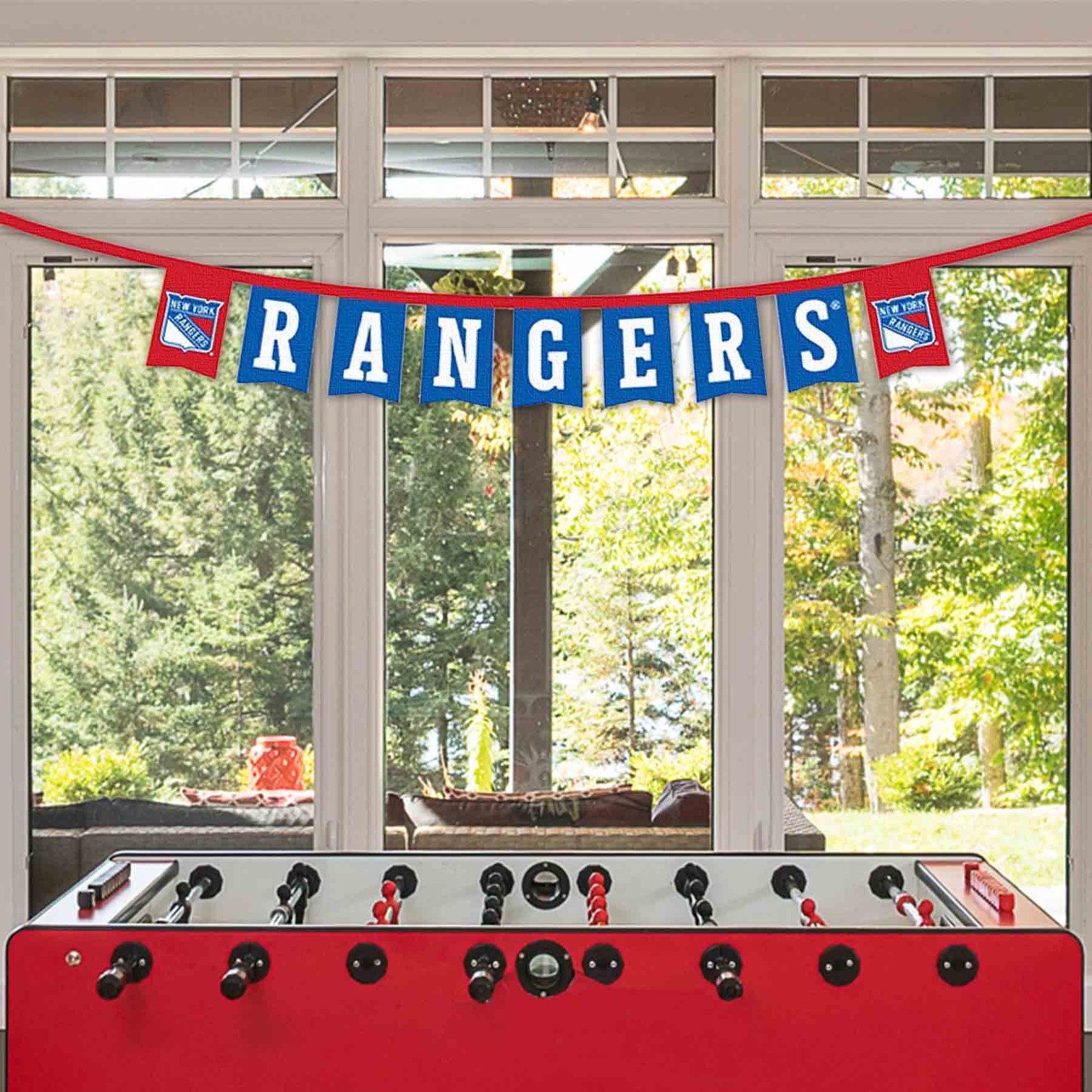 New York Rangers Banner Flags On A String