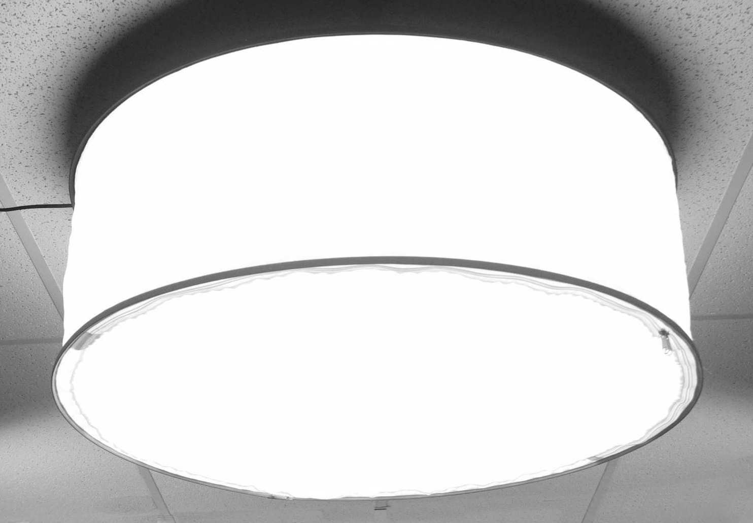 ALZO Duplex Socket Drum Space Light and Diffuser with 8 Bulb Capacity, No Bulbs