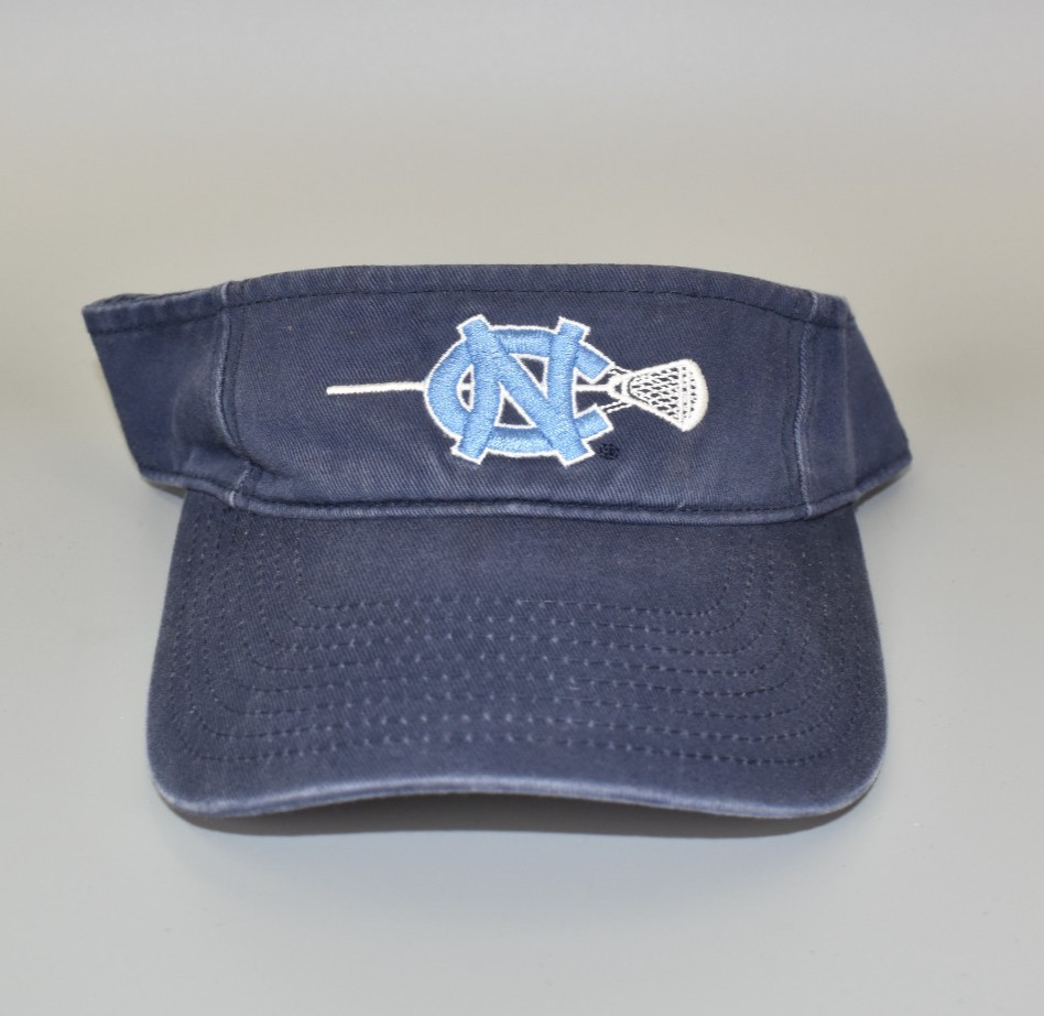 North Carolina Tar Heels Lacrosse Vintage Strapback Visor Cap Hat - NWT