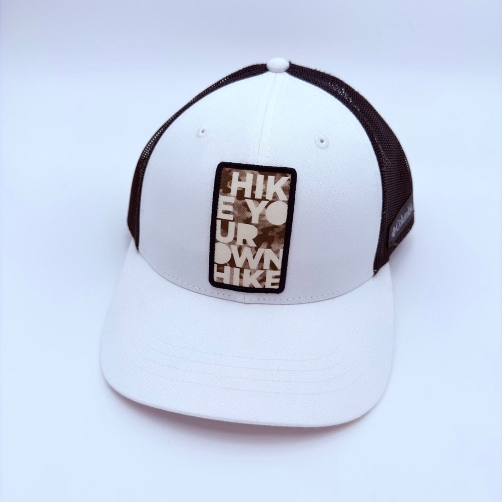 Columbia White and Black Mesh Cap, Never Worn