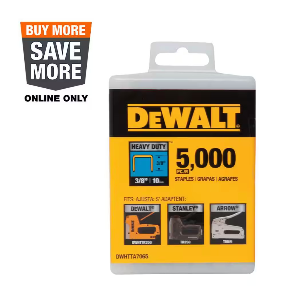 3/8 In. Heavy Duty Staples (5,000 per Box)
