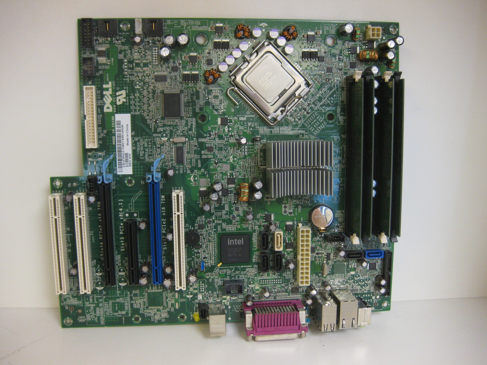 Dell TP412 0TP412 MT Motherboard Precision T3400,  Q9450 2.66GHz Quad CPU,   4GB