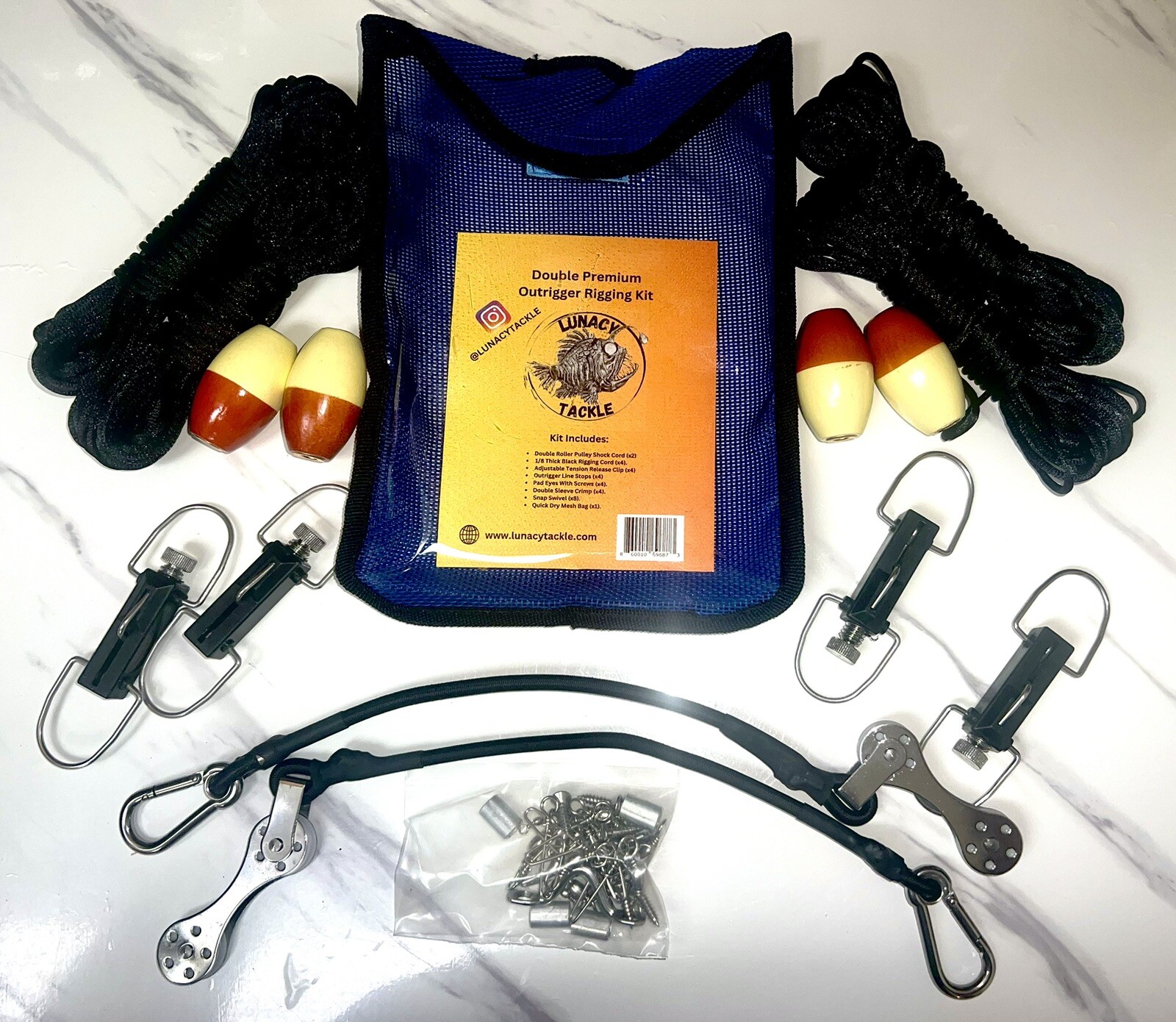 PREMIUM OUTRIGGER DOUBLE RIGGING KIT