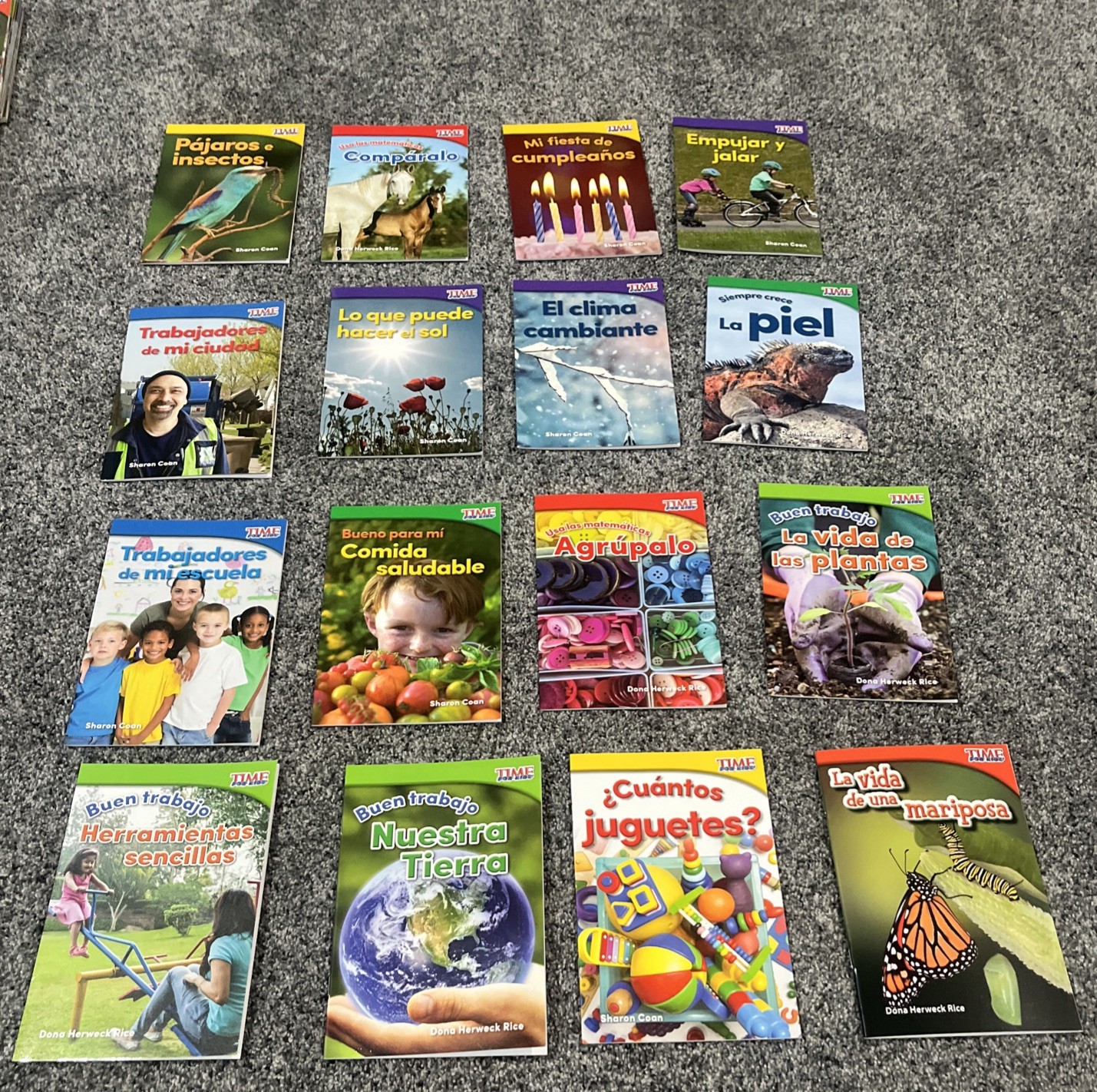 Lot Of 16 Children's Spanish Book Set Preschool Kindergarten Homeschool NEW