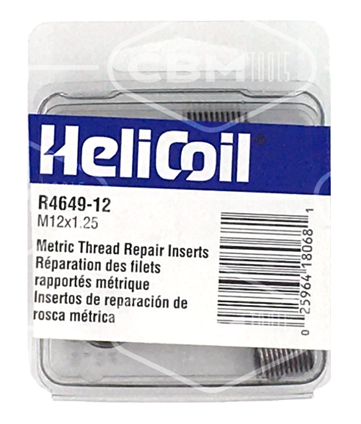 HeliCoil R464902 M12x1.25 Metric Thread Repair Inserts 6 Pack New Tools