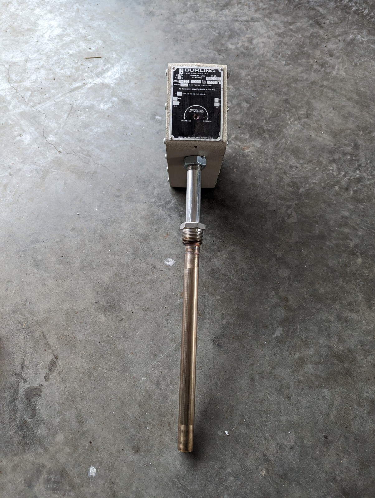 Burling F-1C Temperature Control 912144 -200 - 700°F