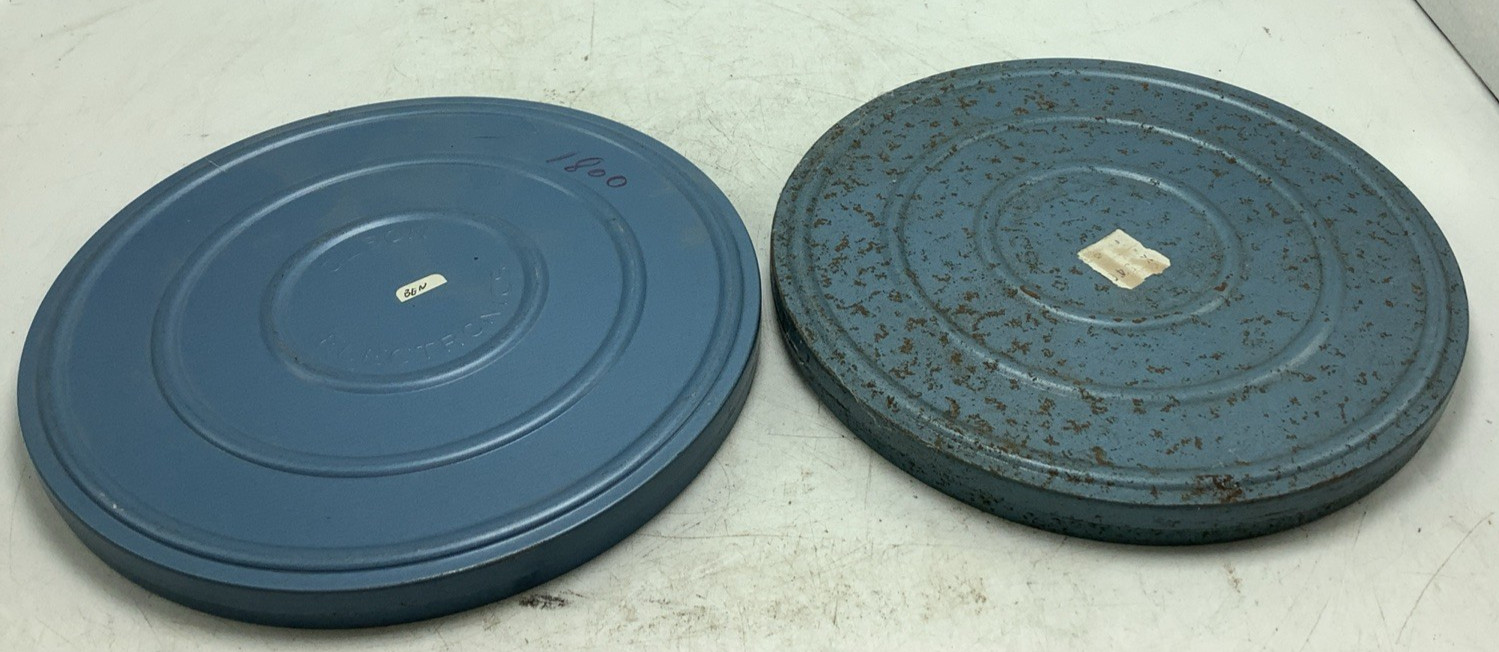 Vintage Olson Electronics Audio Reel Cases 7" Lot of  2 Free Shipping