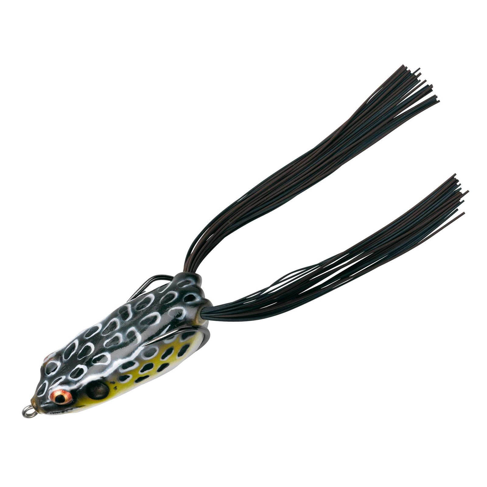 BOOYAH Pad Crasher Topwater Bass Fishing Hollow Body One Size, Cricket Frog