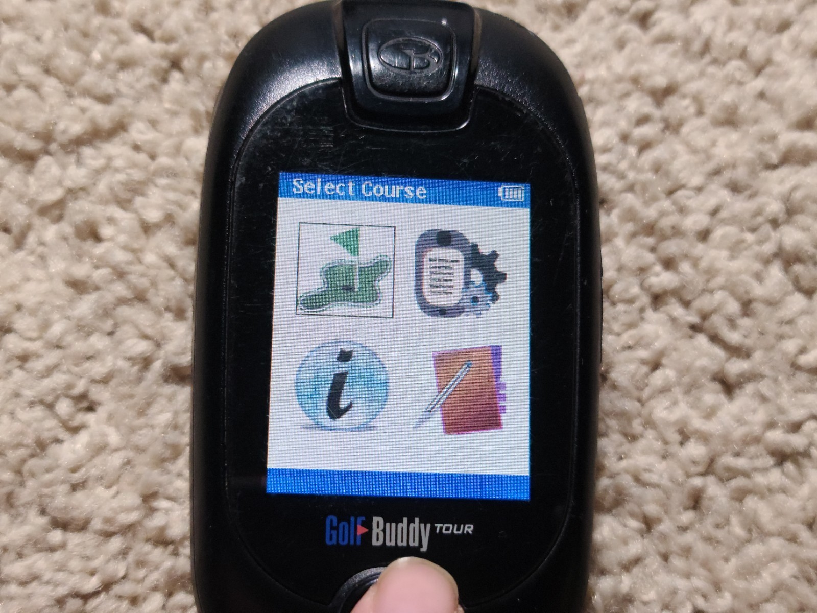 Golf Buddy Pro Tour Compact GPS Range Finder DSC-GB200 - USED - READ DESCRIPTION