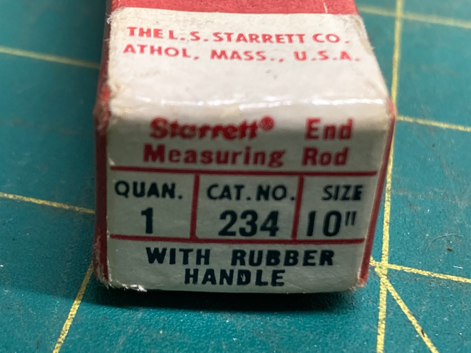 Starrett 234- 10" Standard End Measuring Rod