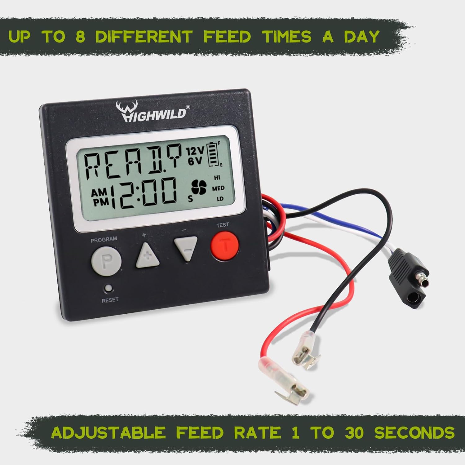 6V/12V Universal Game Feeder Digital Timer